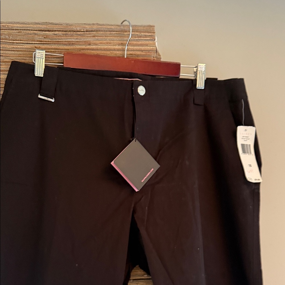 Ralph Lauren Women's Black Capris